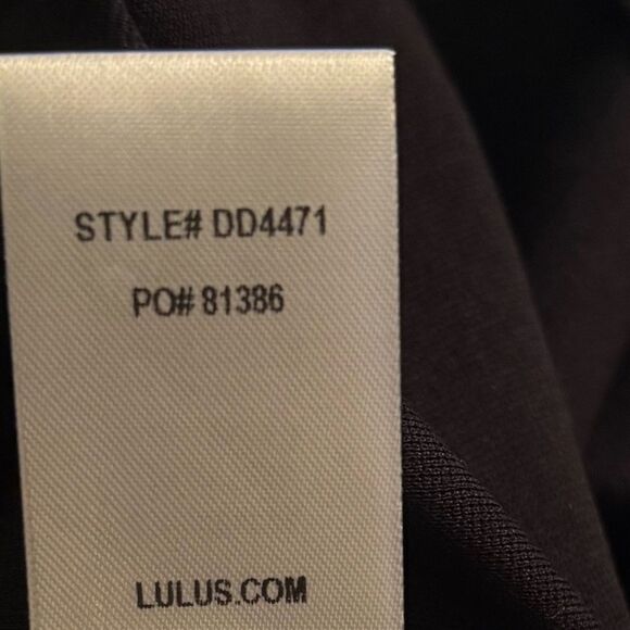 Lulus Just Like Magic Black Backless Bodycon V Neck Midi Dress Size Large NEW - Picture 16 of 16